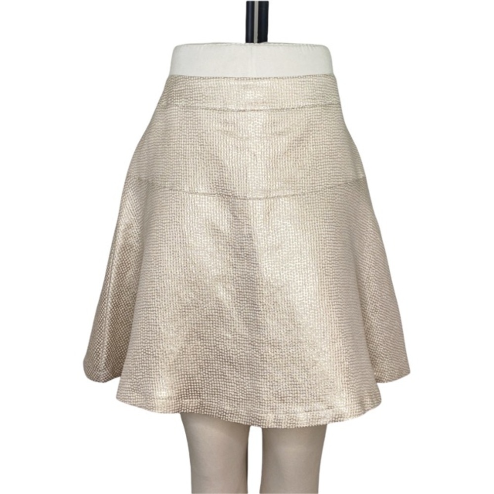 NWT New York & Co. Skirt Gold & Beige Size 8